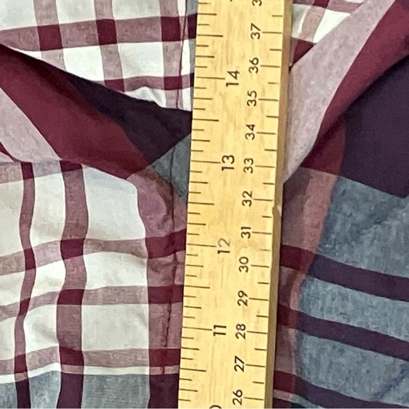 Denver Hayes men’s XL pyjama pants / Burgundy Navy white Plaid - Picture 7 of 12